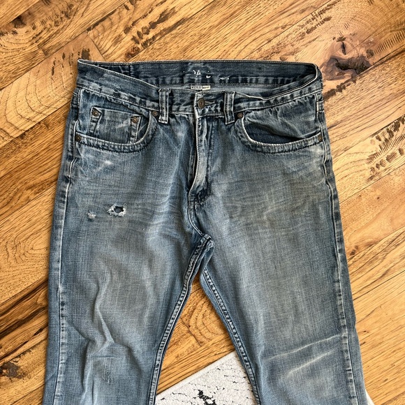 Mens Jeans Distressed 32x32 - Picture 2 of 9